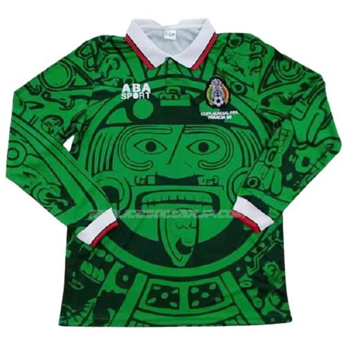 aba sport メキシコ 1998 長袖 ホーム レプリカ レトロユニフォーム