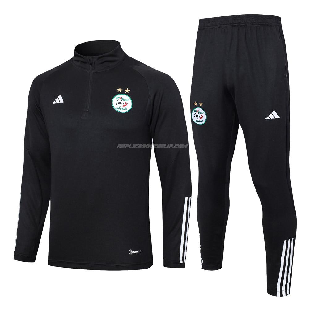 adidas アルジェリア 2023-24 23923a1 ブラック サッカー スウェットシャツ