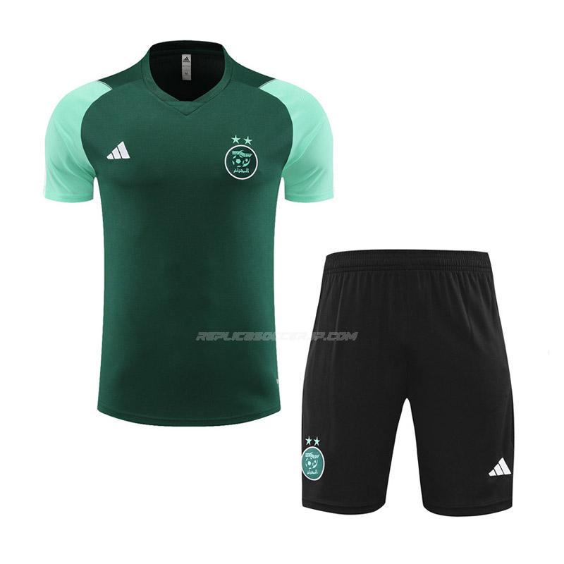 adidas アルジェリア 2023-24 緑 プラクティスシャツセット
