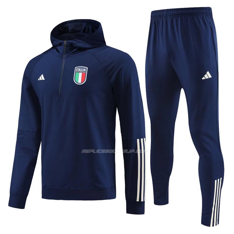 adidas イタリア 2023-24 23526a1 青い パーカー