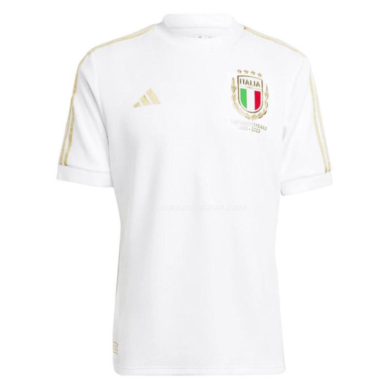 adidas イタリア 2023 125周年 白い ユニフォーム
