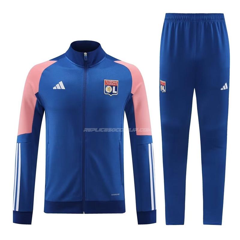 adidas オリンピック リヨン 2024 青い ジャケット