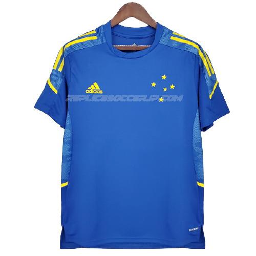 adidas クルゼイロec 2021 青い プラクティスシャツ