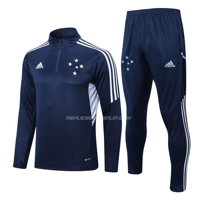 adidas クルゼイロec 2022-23 22125a1 青い サッカー スウェットシャツ