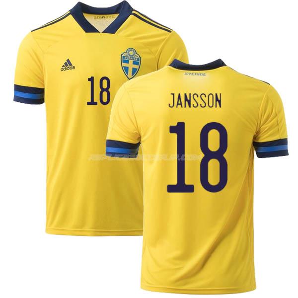 adidas スウェーデン 2020-2021 jansson ホーム レプリカ ユニフォーム