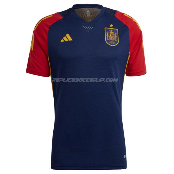 adidas スペイン 2022 ワールドカップ 青い プラクティスシャツ