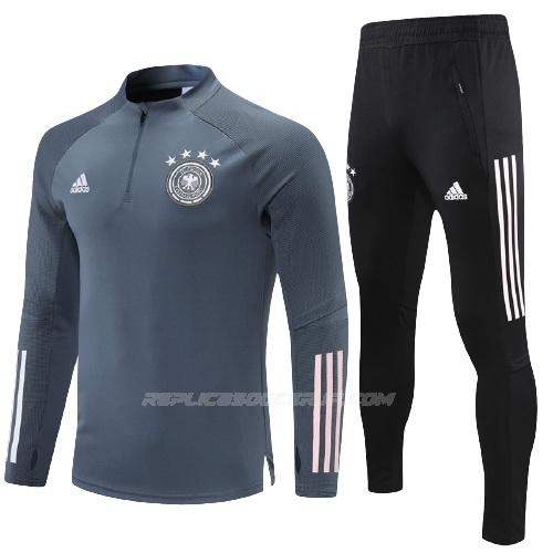 adidas ドイツ 2021-22 ジュニア 暗灰色 サッカー スウェットシャツ