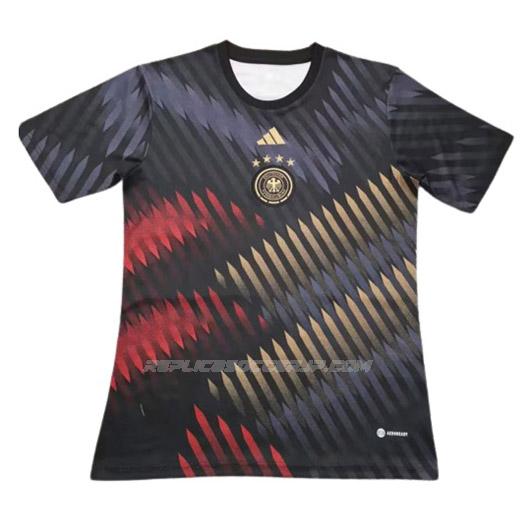 adidas ドイツ 2022 ワールドカップ ブラック プラクティスシャツ