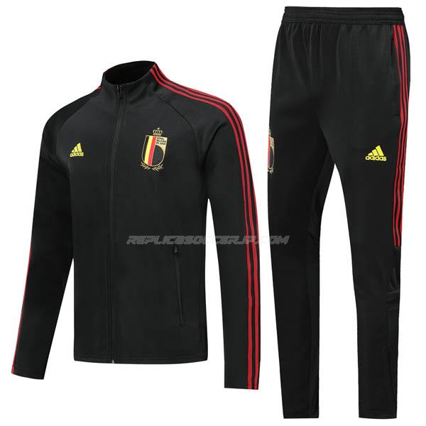 adidas ベルギー 2020-2021 ブラック ジャケット