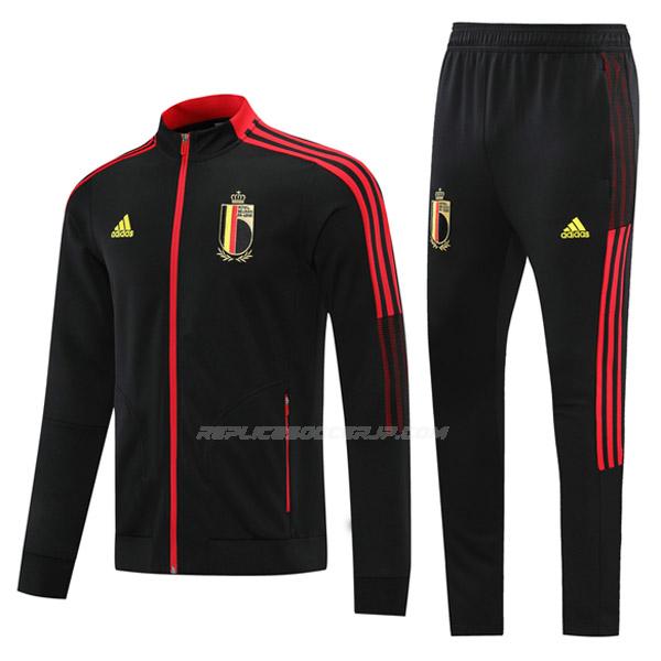 adidas ベルギー 2021-22 ブラック ジャケット