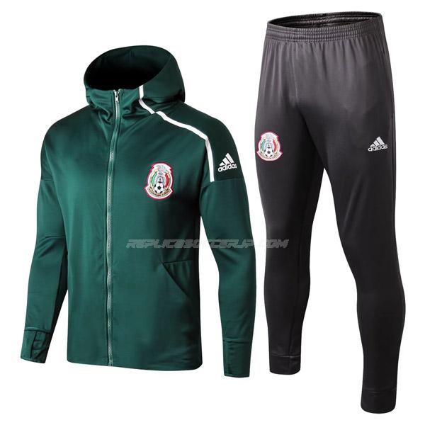 adidas メキシコ 2022-23 22102a1 緑 フード付きジャケット
