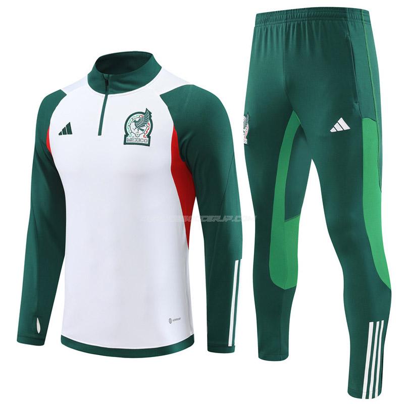 adidas メキシコ 2023 23423a1 白い サッカー スウェットシャツ