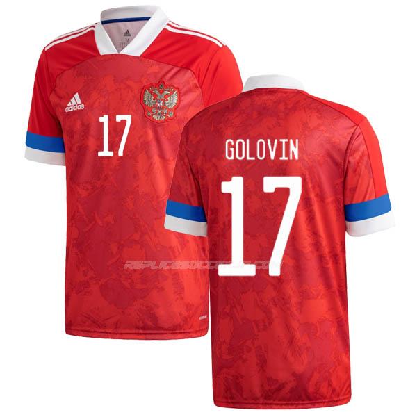 adidas ロシア 2020-2021 golovin ホーム レプリカ ユニフォーム