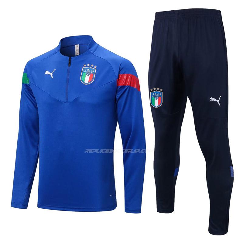 puma イタリア 2022-23 22109a1 青い サッカー スウェットシャツ