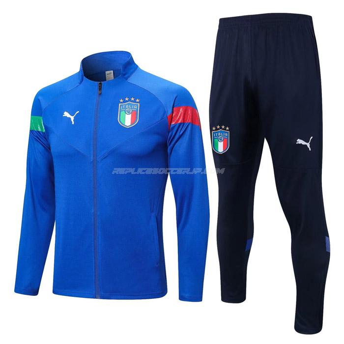 puma イタリア 2022 221212a1 青い ジャケット