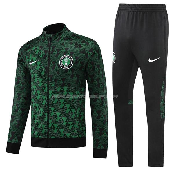 ナイキ ナイジェリア 2022-23 ブラック 緑 ジャケット