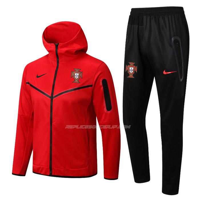 ナイキ ポルトガル 2022-23 22125a1 赤 フード付きジャケット